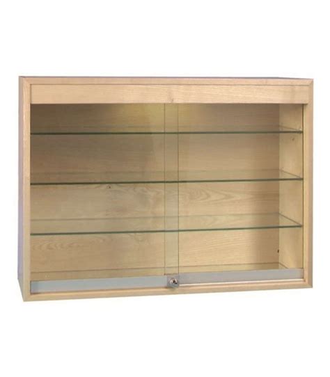 1000mm Wooden Glass Display Cabinet Rds Online