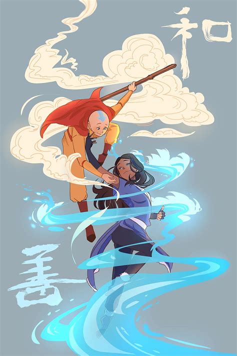 Kataang When The Sky Meetsvthe Sea Avatar Legend Of Aang Avatar Airbender Avatar Aang Hd