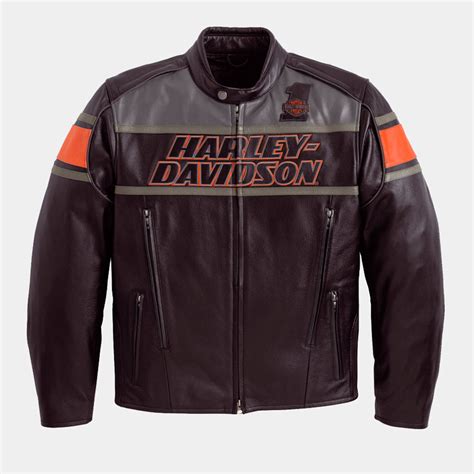At dennis kirk, you will find the best selection of motorcycle jackets from top brands like alpinestars, icon, joe rocket, first gear and more for the lowest guaranteed prices. Harley Davidson Rumble Colorblocked Leather Motorcycle Jacket
