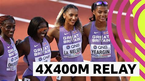 world athletics championships team gb progress through to the women s 4x400m relay final bbc