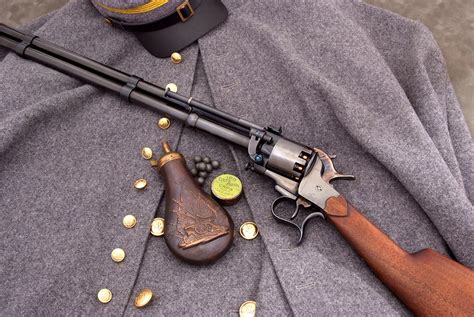 Lemat Revolving Carbine Civil War Weapons Lemat Revolver