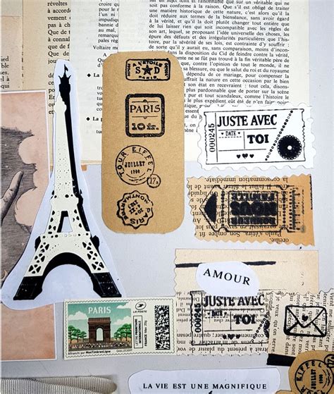 Authentic French Paris Vintage Ephemera Kit N2 Bundle 30 Etsy Canada