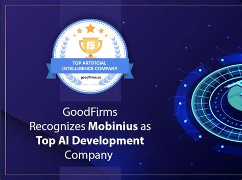 Recognized As Top Ai Development Company By Goodfirms Development