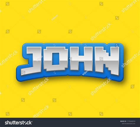 John Popular Nick Names Around World Stock Illustration 1175040919