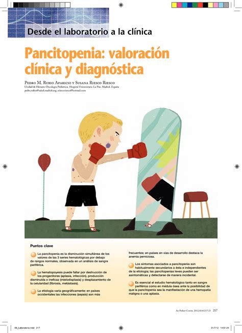 Articulo Pancitopenia An Pediatr Contin 2012104217 21 217