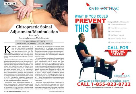 Chiropractic Spinal Adjustmentmanipulation The American Chiropractor