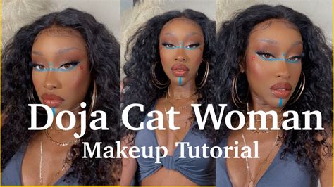 Doja Cat Woman Official Video Chit Chat Grwm Makeup Tutorial Youtube