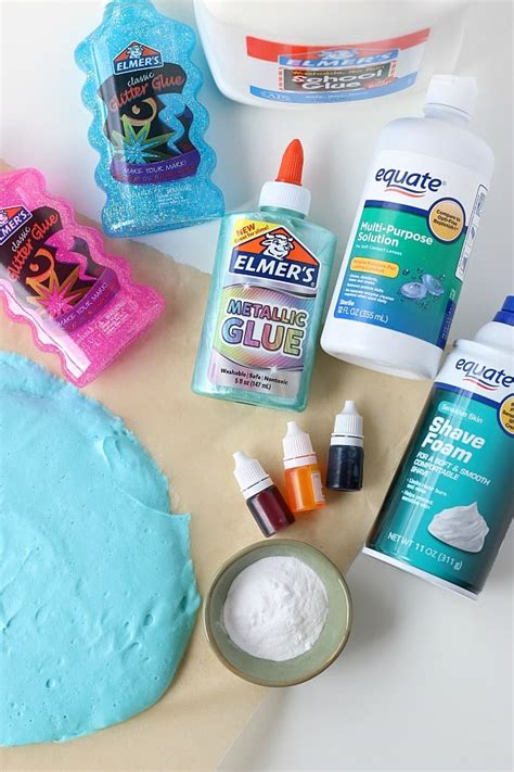 Fluffy Slime Recipe With Contact Solution And Baking Soda