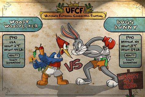 For The Ultimate Childhood Troll Title Woody Woodpecker Vs Bugs Bunny