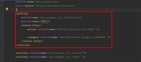 Android Studio The Activity Mainactivity Is Not Declared In