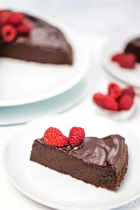 Keto Flourless Chocolate Cake Recipe Low Carb Spark