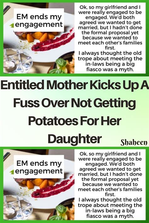 Entitled Mother Kicks Up A Fuss Over Not Getting Potatoes For Her Daughter Artofit