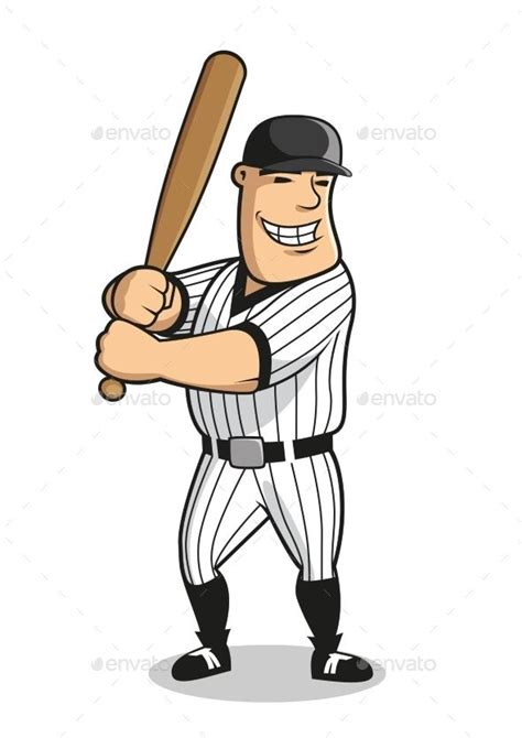 1280x720 how to draw a cartoon bat! Cartoon Baseball Player Character with Bat | Baseball ...