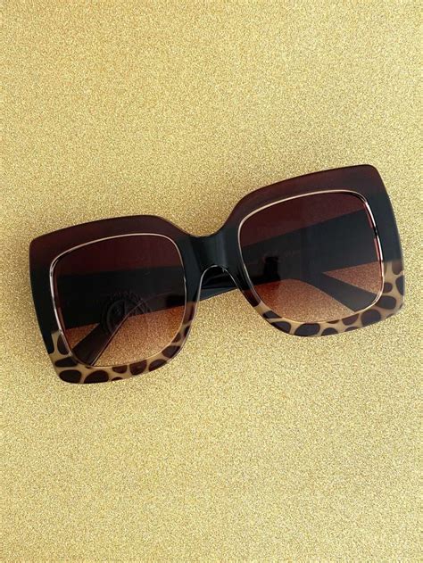Oversized Square 70s Style Sunglasses St Cyr Vintage