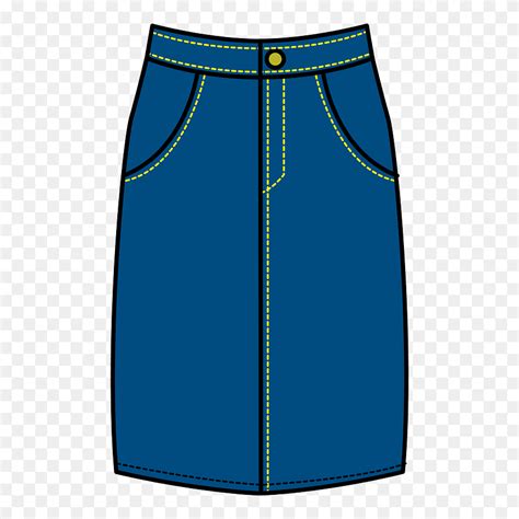 Denim Skirt Clothing Clipart Png Download 5237207 Pinclipart