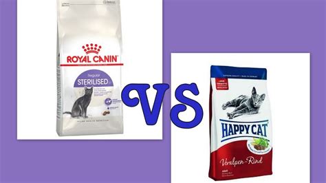 Encuentra aquí las principales características, ventajas, beneficios y muchas cosas más de las marcas royal canin y equilibrio. Royal canin sterelised vs Happy cat - YouTube