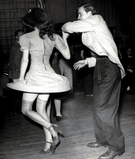 A Couple Swing Dancing 1942 Vintage Dance Dance