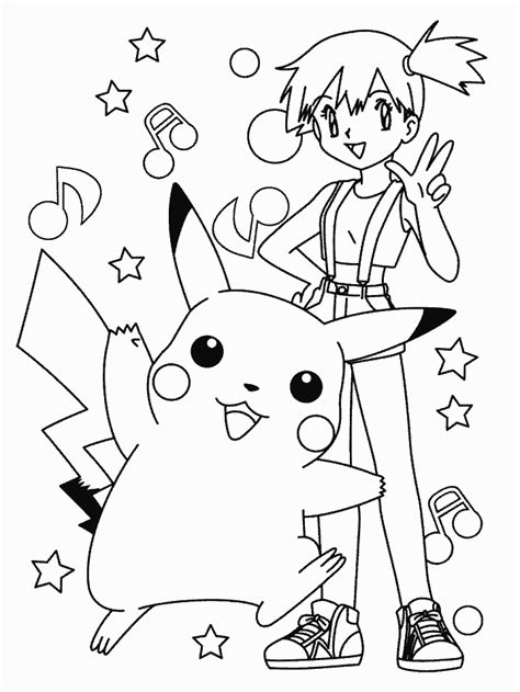 Pokemon Colouring Pages Misty Clip Art Library