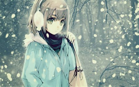 Winter Anime Wallpapers Wallpaper Cave