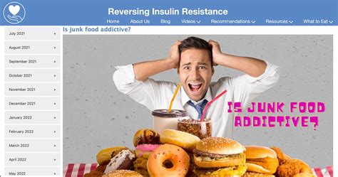 reversing insulin resistance blog is junk food addictive