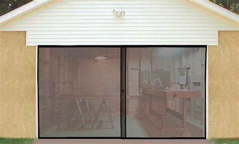Single Garage Door Screen Groupon