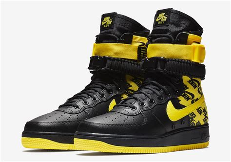 official images nike sf af1 high dynamic yellow