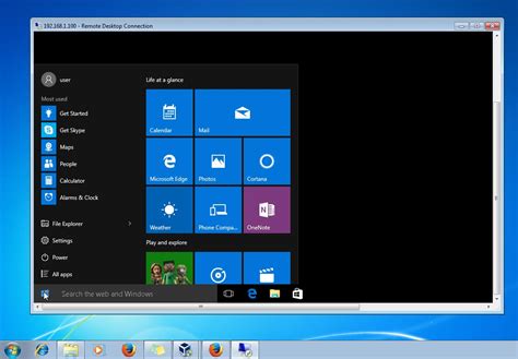 She used this help article as a guide (but some things were different). How to Enable Remote Desktop Connection in Windows 10