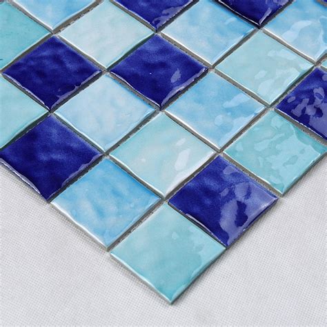 Pool Glass Tile And Blue Green Glass Tile Manufacture Hengsheng