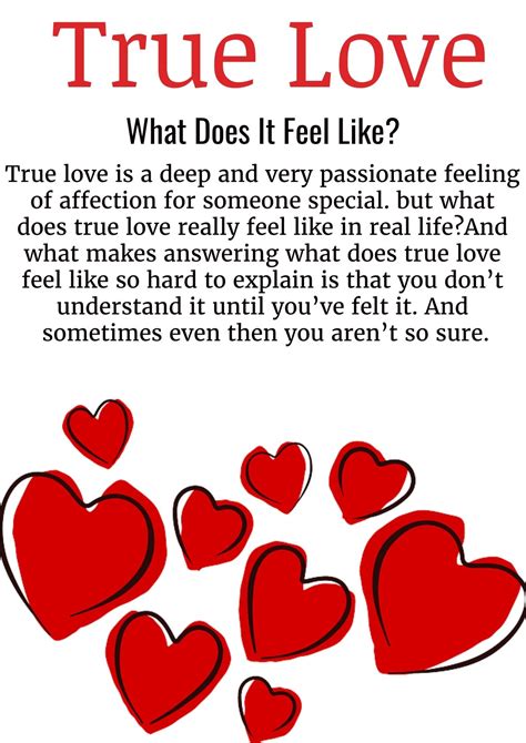 True Love What Does It Feel Like Real Life Love Quotes What Is