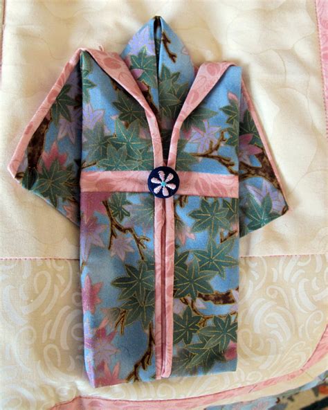 Fabric Origami Kimono Quilted Treasures By Bejuled