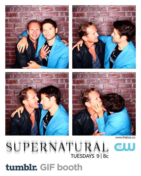 this happens when we don t separate the angels sebastian roché and misha collins celebrate the