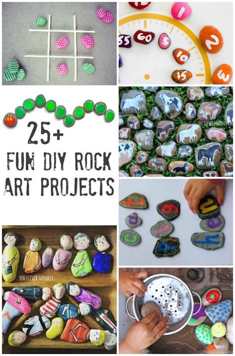 25 Diy Rock Craft Projects To Make Diy Rock Art Arts And Crafts For