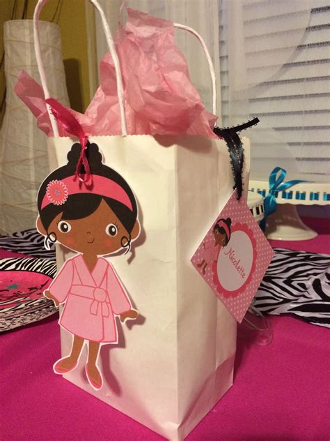 Girls Spa Party Favor Bag This One Was My Daughters And Made One For