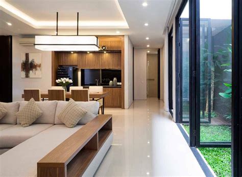 Inspirasi Model Desain Interior Ruang Keluarga Modern Pada Lantai Dasar