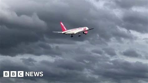 Jet2 Plane Aborts Leeds Bradford Airport Landing Due To Wind