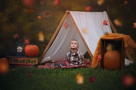 Fall Minis Fall Photography Set Up Ideas Falling Leaves With Tent And