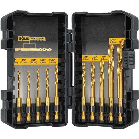 Dewalt Extreme Dt Piece Impact Ready Titanium Drill Bit Set