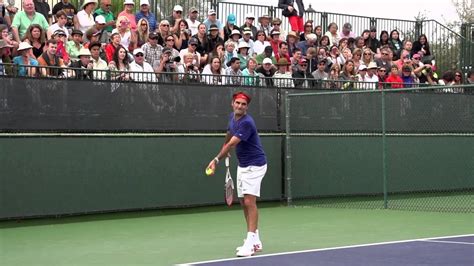 Roger Federer Serve In Super Slow Motion 3 Indian Wells 2013 Bnp