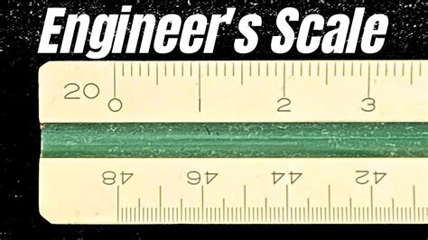 How To Read And Use An Engineers Scale For Beginners Youtube