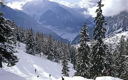 Ski Wallpapers Winter Season Skiing Nature Sports