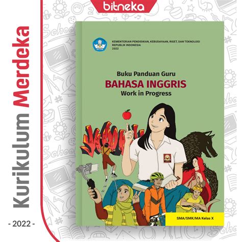 Jual Buku Panduan Guru Bahasa Inggris Work In Progress SMA SMK Kelas 10