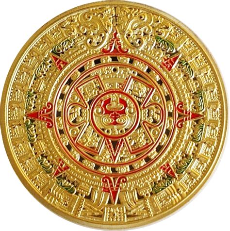 Maybe you would like to learn more about one of these? Token - Aztec gold Calendar (golden; colored) - * Tokens * - Numista
