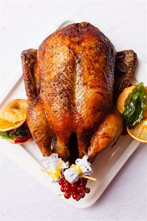 Roasted Turkey — Stock Photo © Shebeko 57486365