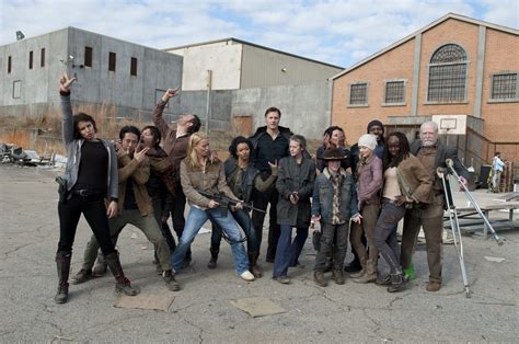Behind the Scenes of The Walking Dead | Walking dead cast, Walking dead season, The walking dead