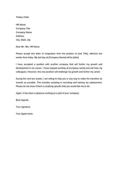 Part Time Job Resignation Letter Database Letter Template Collection