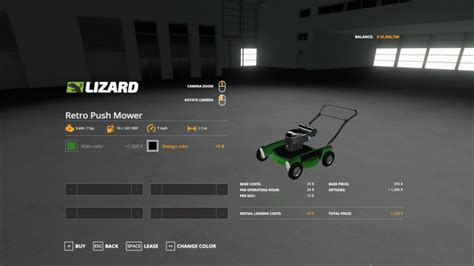 Mod Network Retro Push Mower The Atomic No Grass V1 By