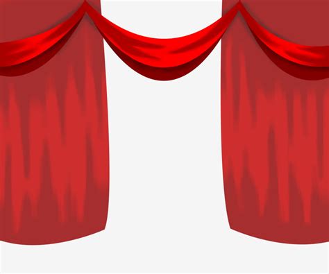 Vertical Curtain Red Curtain Stage Curtain Stage Curtain, Red, Silk ...