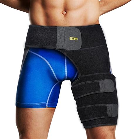 Buy Lafgur Compression Thigh Sleeve Hip Groin Support Wrap Brace