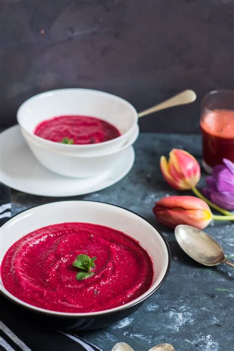 Beetroot And Carrot Soup Easy Beet Soup Recipe