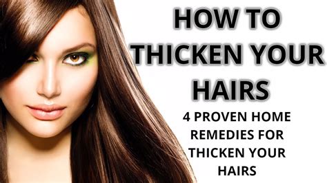 How To Thicker Your Hairs 4 Proven Home Remedies To Try At Home
